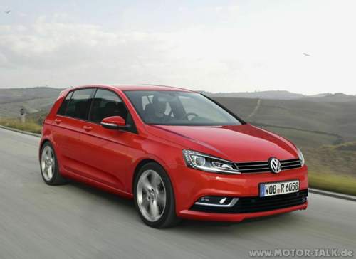 So k&ouml;nnte der neue Golf 7 aussehen