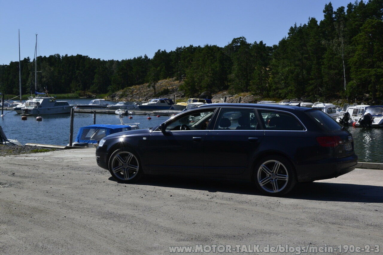 Audi A6 auf RS6-Design Felgen
