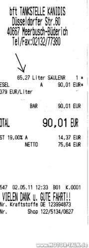 Tankquittung