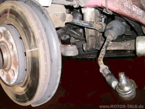 Verbogene-spurstange