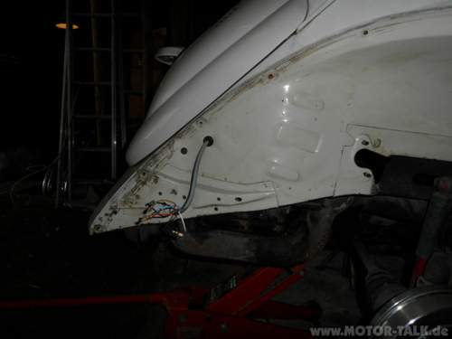 Hinten rechts Endspitze