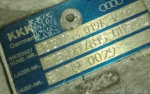 Turbolader-kkk-bv39-0029