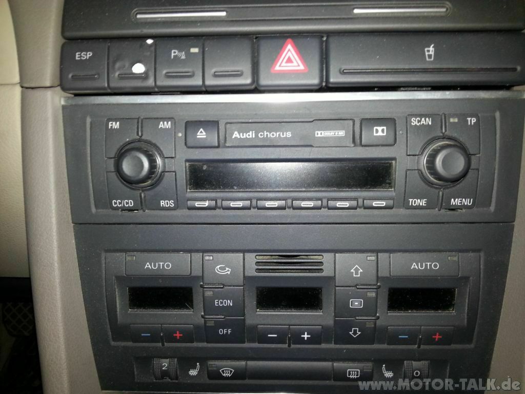 Audi A4 B7 Doppel Din Umbau Anleitung www.motor-talk.de
