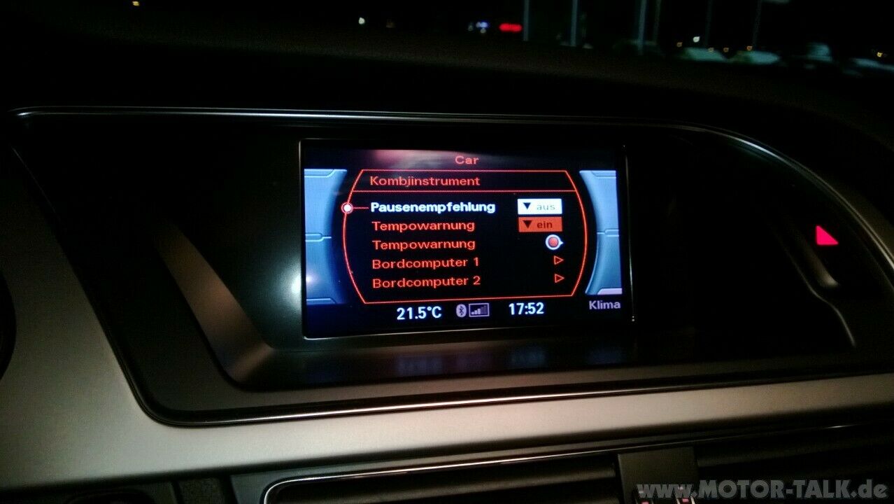 Pausenempfehlung ausschalten im 8k Facelift