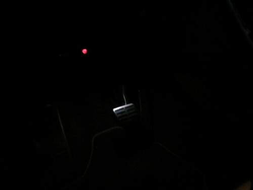 Fußraumbeleuchtung aktiv