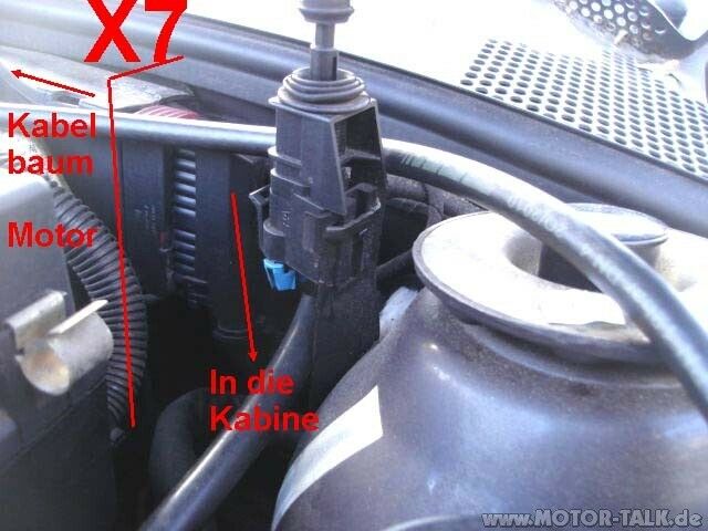 Motorumbau von 1,6l auf V6 - elektrische Anschlüsse