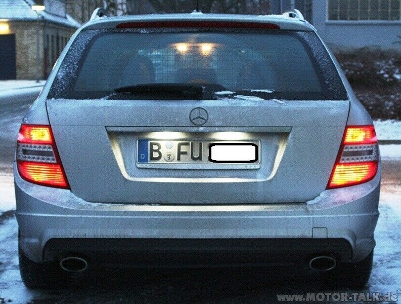 LED Kennzeichenleuchten vom Facelift