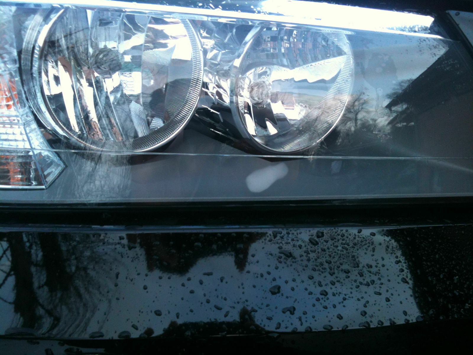 Lufttemperaturaußenfühler & beschlagener Scheinwerfer