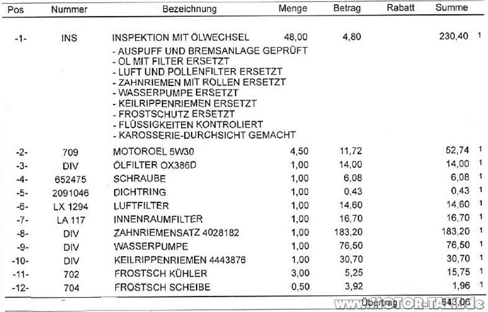 inspektionskosten-mit-zahnriemen