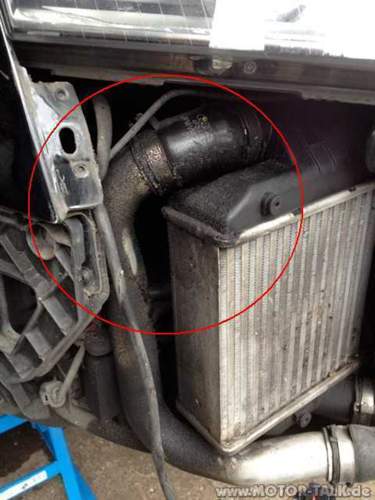 Llk-anschluss-undicht