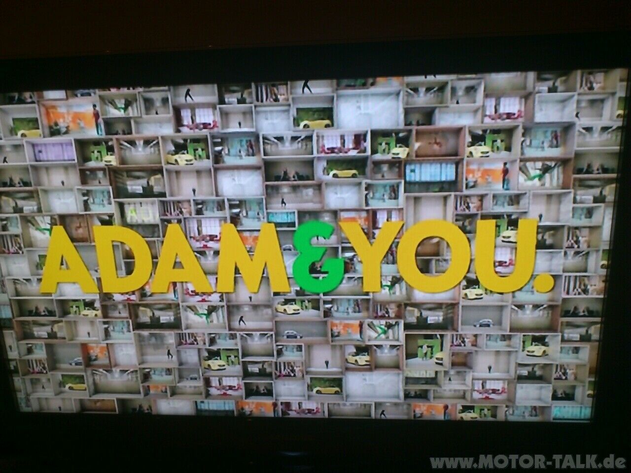 Werbung für den Adam