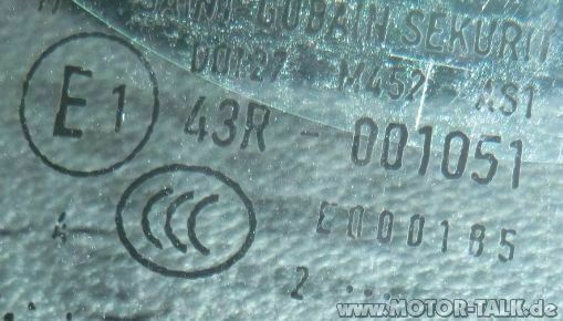 Akustikwindschutzscheibe