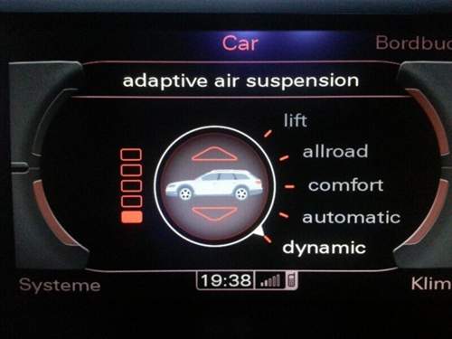 A6 Allroadeinstellungen