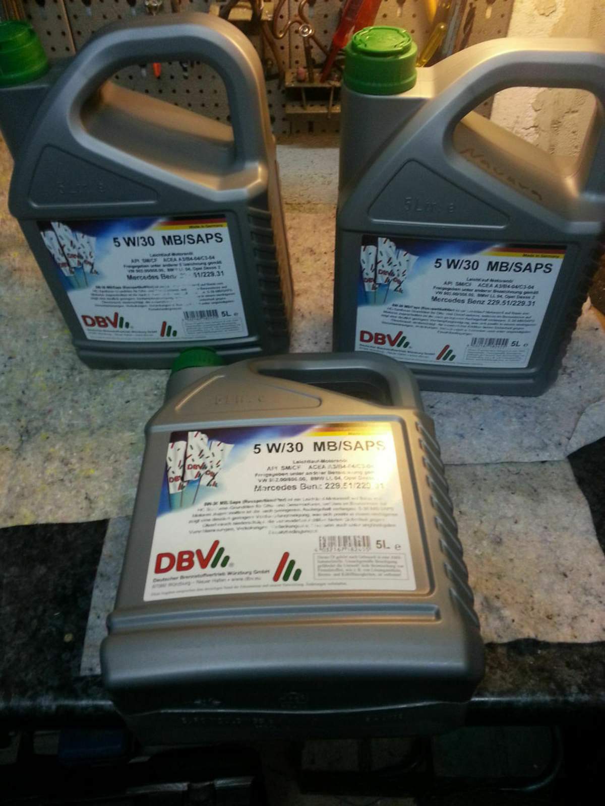 15 Liter Motoröl 5W-30 Freigabe VW502./505.00, MB229.31+51 : Biete