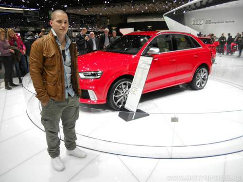 Fabian vor seinem Traumauto