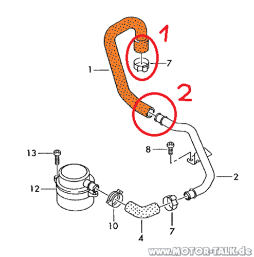 Entlueftungsschlauch