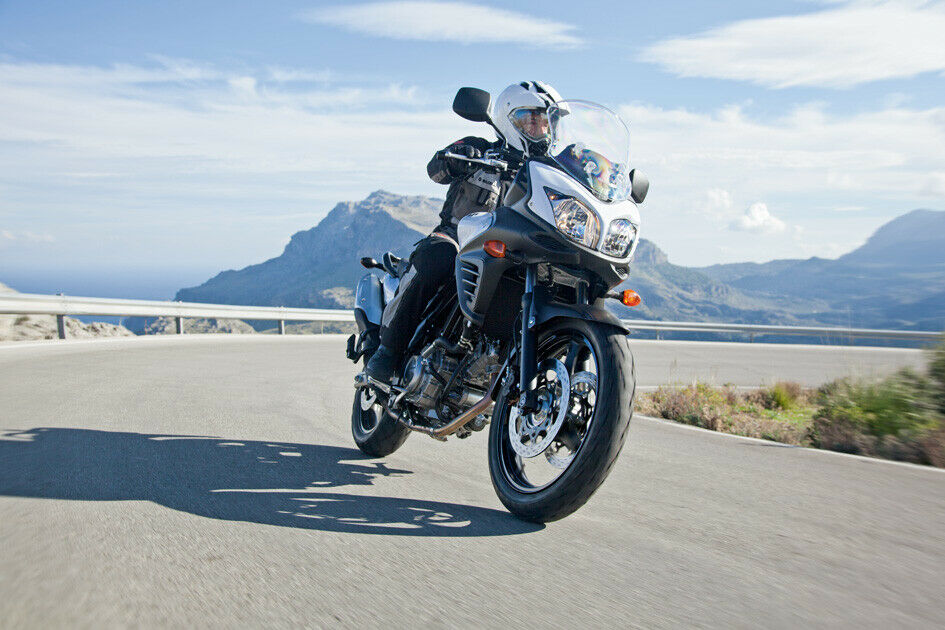 Die Suzuki V-Strom kann mit dem neuen Umr&uuml;stkit auf 48 PS gedrosselt werden.