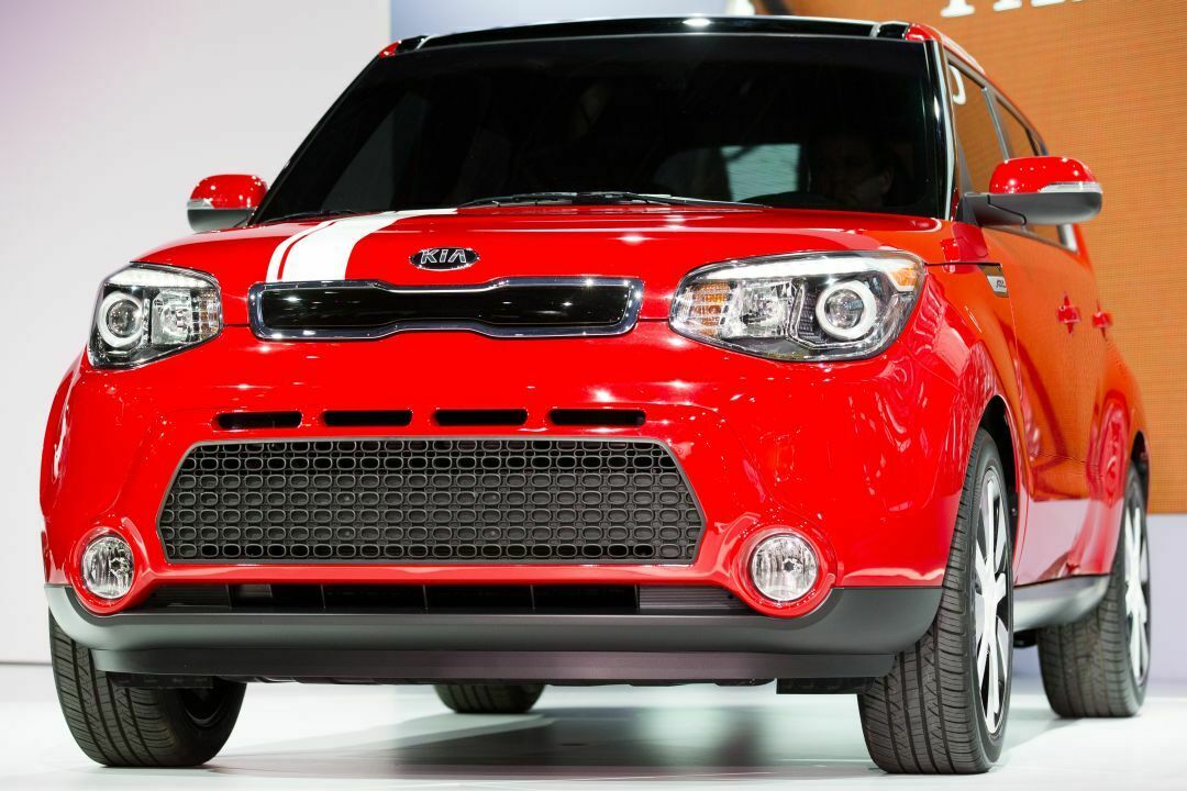 Der neue Kia Soul auf der New York Auto Show.