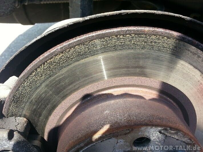 Scheibenbremsen komisch abgenutzt?