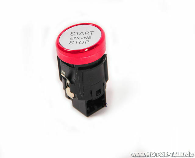 Neuer Startknopf vom SQ5 für Keyless mit rotem Chromrand!