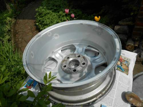 Felgeninnenseite geschliffen