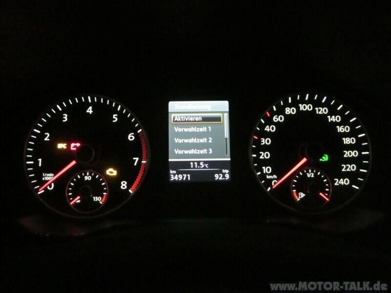 Golf 6 Variant originale Standheizung nachrüsten