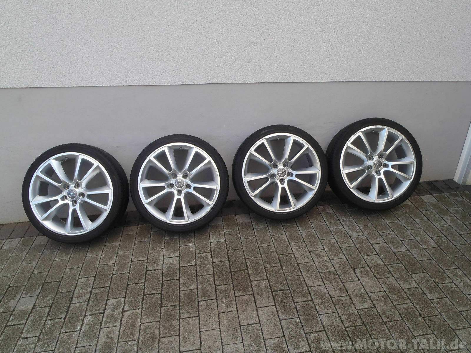 Biete Satz Opel OPC Komplett Räder 8x19 ET43 mit 235/35 ZR19 91Y XL : Biete