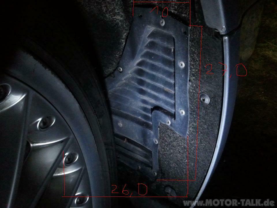 Innenverkleidung Kotflügel vorne