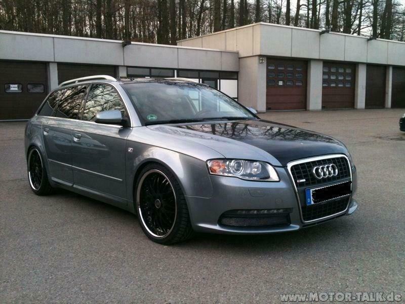 Folieren eines schwarzen A4 allroad