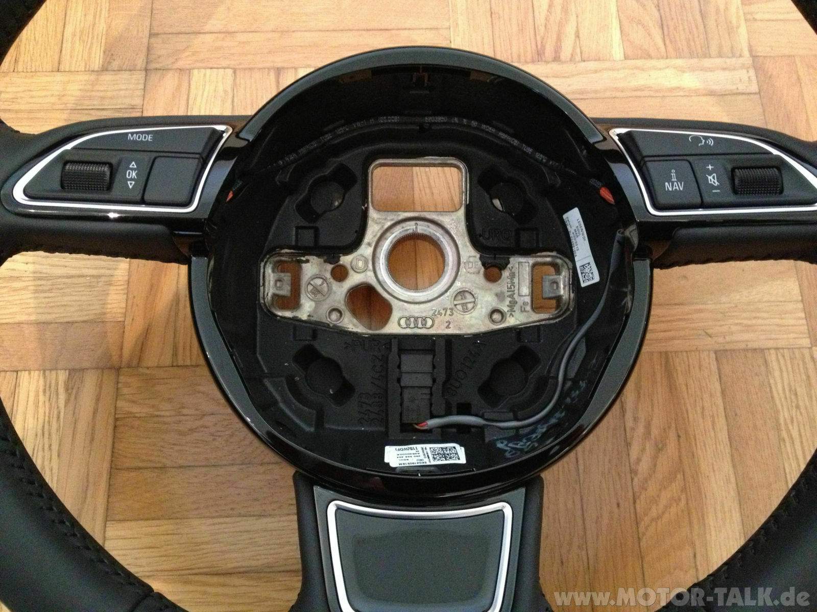 AUDI A6 A 6 a4 A3 Lederlenkrad A4 Holzlenkrad Q7 A8 steering wheel wood Lenkrad main image 1
