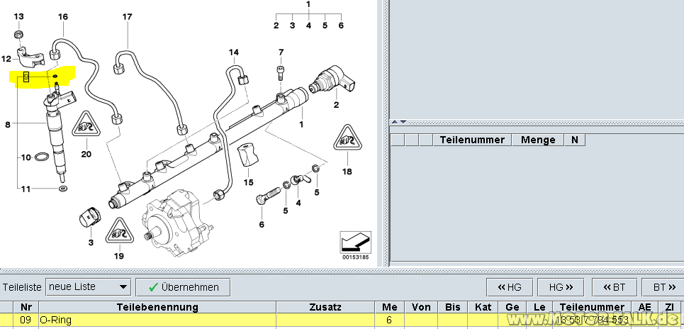 Diesel-Leck nach Ölabscheidertausch