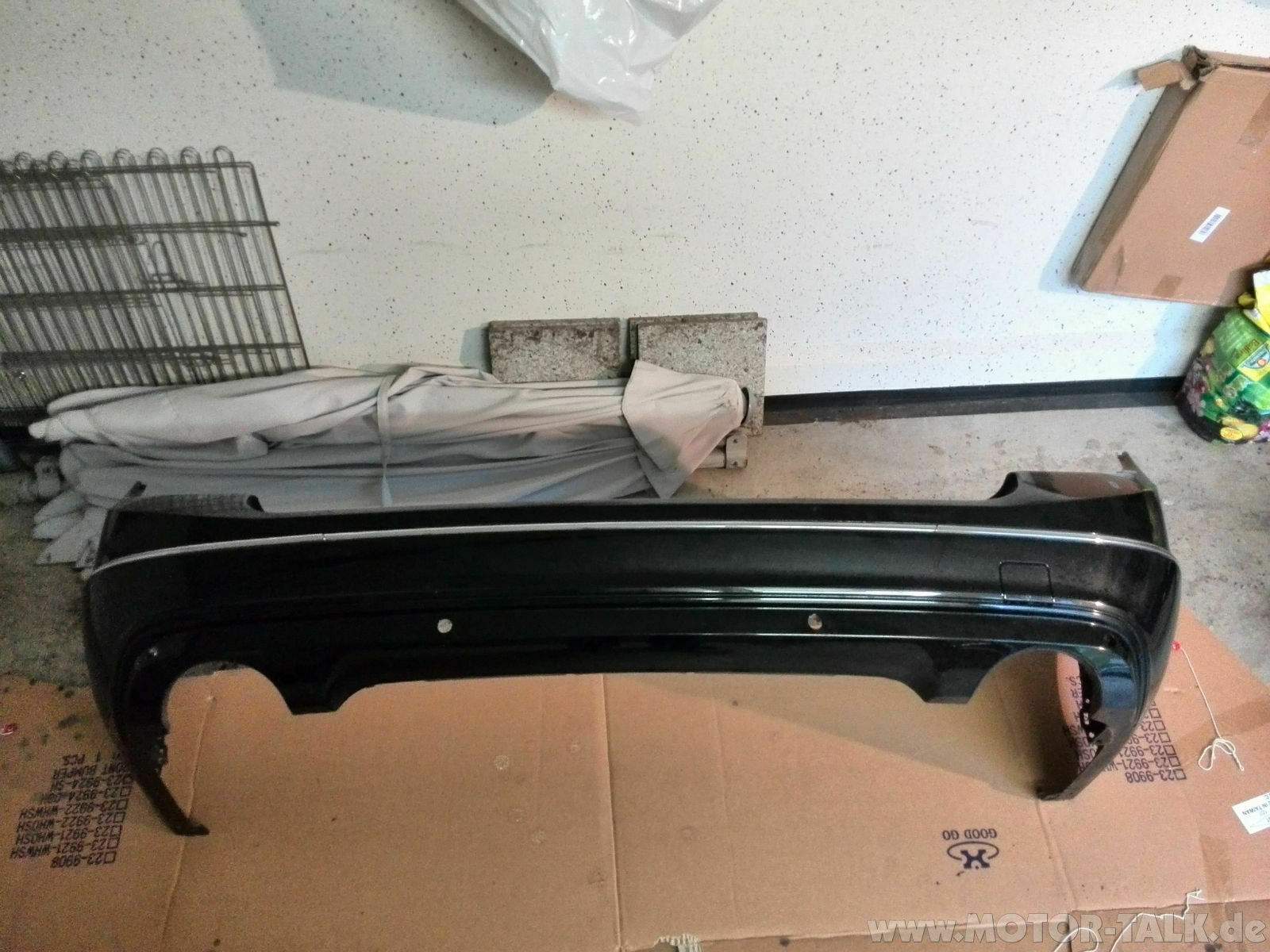 Stoßfänger Mercedes W/S 204 T MOPF schwarz vorn und hinten unbeschädigt ...