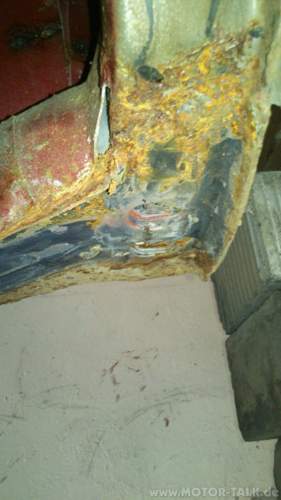 Warmluftkanal Links Vorne