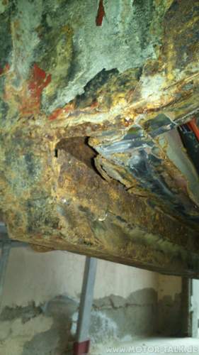 Warmluftkanal Links Hinten