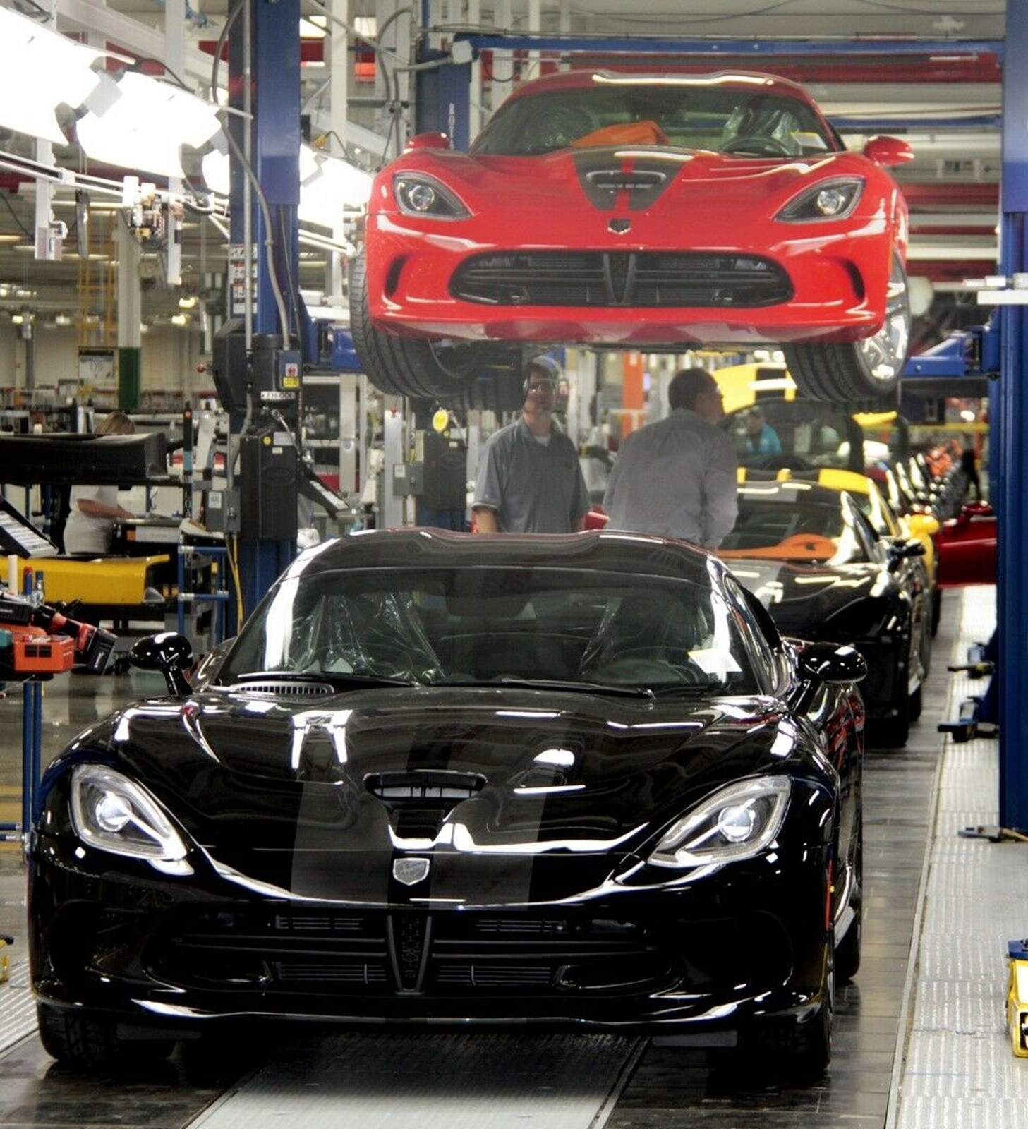 Chrysler SRT Viper auf dem Fließband