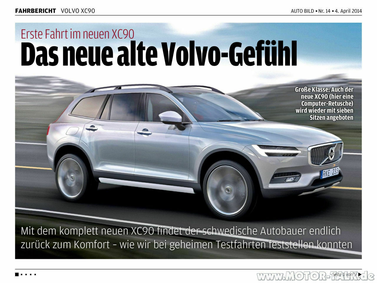 Neuer XC90 im Tarnkleid