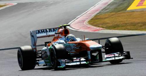 Adrian Sutil schied in der zwanzigsten Runden aus