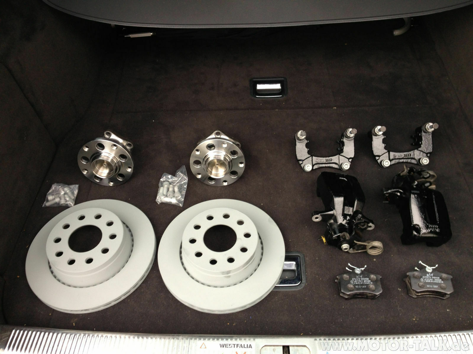 Teil 1 Umbau der HA Bremse beim 2,7T mit Frontantrieb