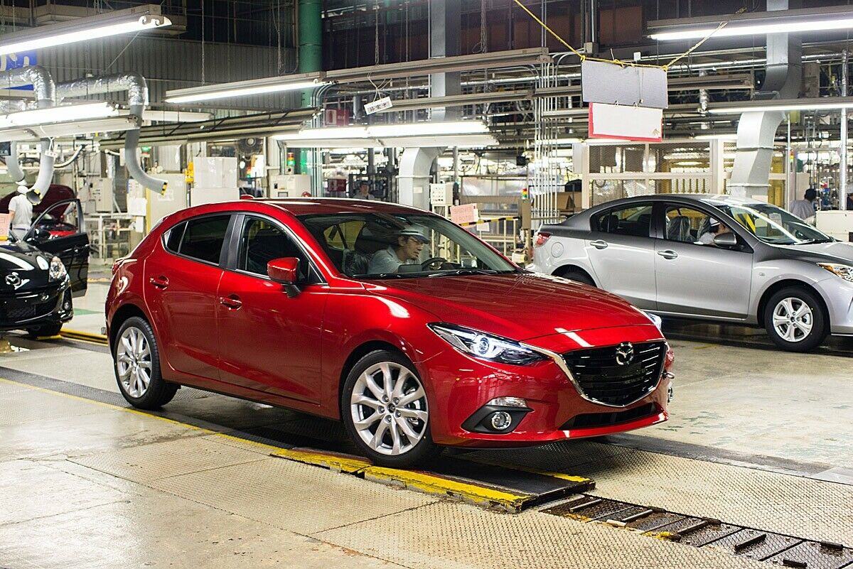Der neue Mazda3 wird im japanischen Werk Hofu gefertigt