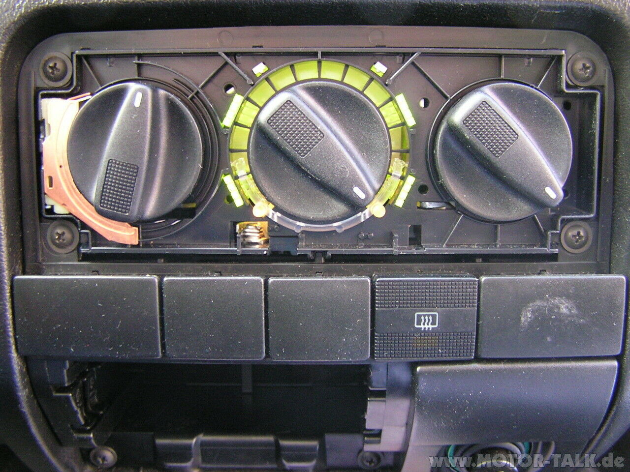 Bleuchtung Heizung LED rund statt 1,2W - warum geht das nicht?