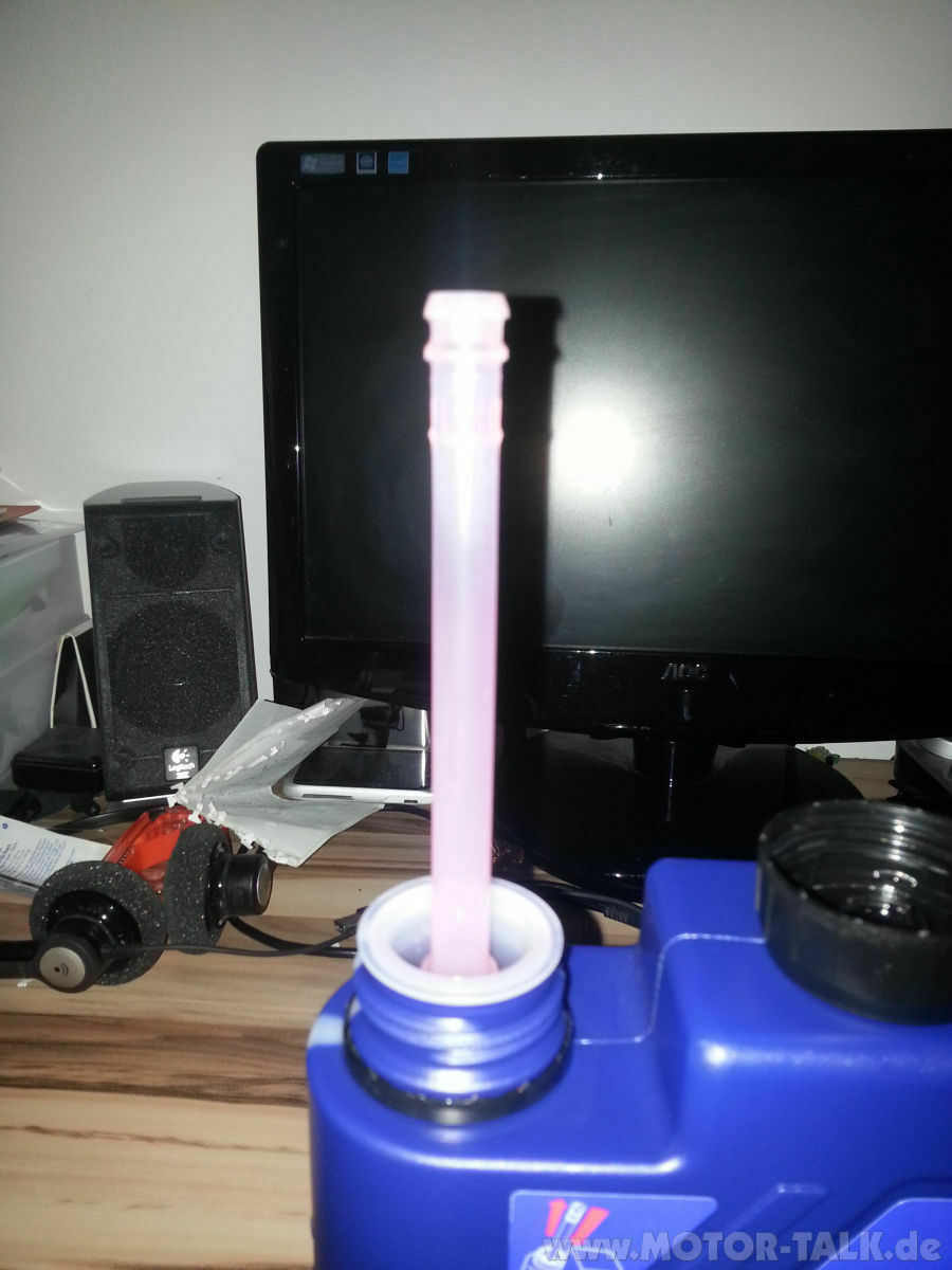 Das Ergebnis: 2-Takt Öl im Diesel!