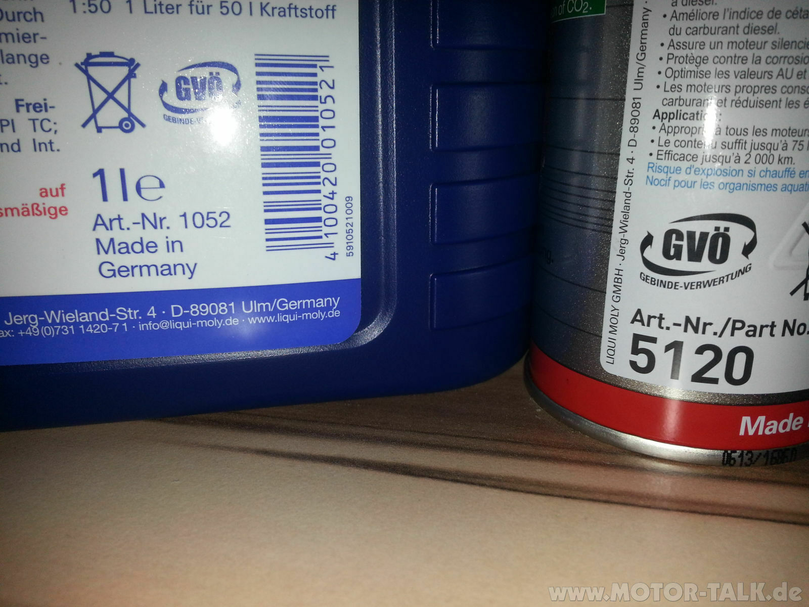 Das Ergebnis: 2-Takt Öl im Diesel!