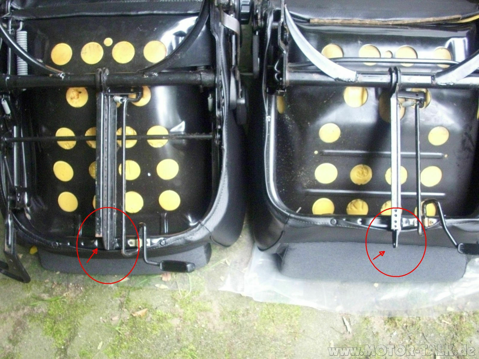 Welche Sitze passen in einen Golf 2 ohne Änderung