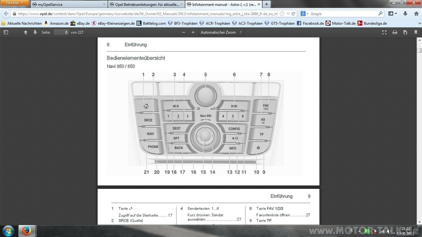 Neues Infotainment für Astra/Cascada?