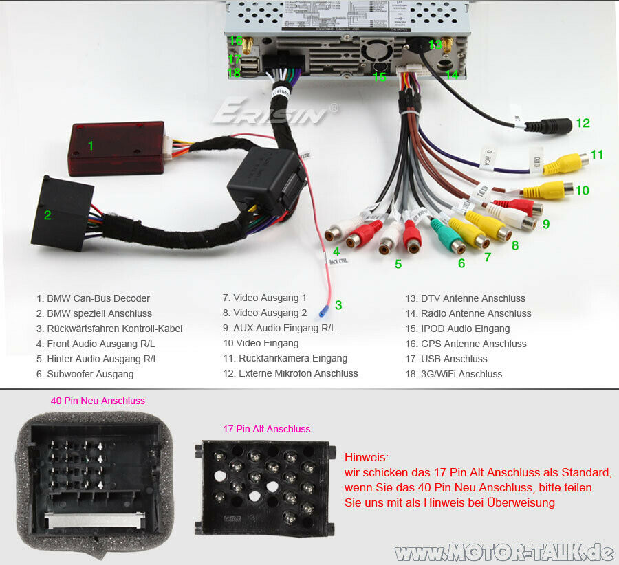 Rückfahrkamera anschliessen