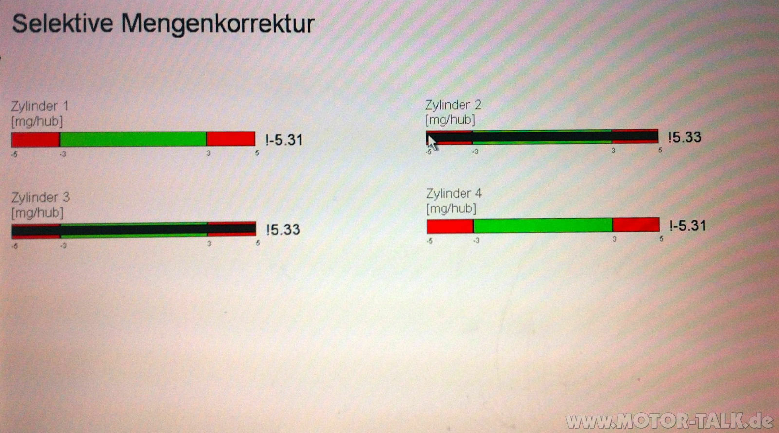 320d ruckelt und hat eine Fehlermeldung