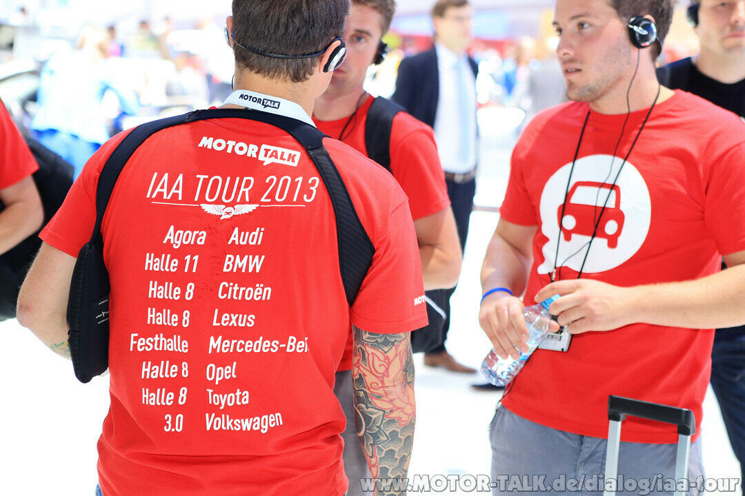 MOTOR-TALK IAA-Tour 2013 bei VW