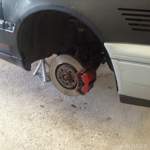 Frisch eingebaute Plusachse