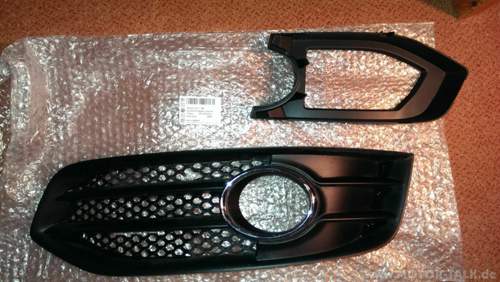 HZ-DESIGN Lüftungsgitter Für VW T5 Ab 2009 - Links + Rechts Mit Chromringen