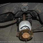 Hinterachse mit innenliegender Bremse